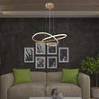 Candelabru led 20W, Lumina calda 3000K, dimensiune 500 x 1000 mm, Auriu