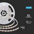 Banda led SM2835, 24V, 16.5W/m, 4000K lumina neutra, IP20, lungime 5 m