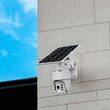 Camera de supraveghere 4G HD Solar WiFi Alba, 2 Mpx, Exterior IP65, Conectare Telefon / PC, Night Vision, 1920x1080 px, aplicație, Difuzor, Microfon, Detectarea miscarii