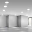 Panou led rotund 6W, incorporabil, 4000K, 660 lm, diametru 89 mm
