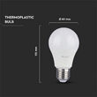Bec led A60, dulie E27, putere 9W, 2700K Alb cald