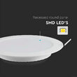 Plafoniera led, Incastrabila, 24 W, Alb rece 6500K, IP20, Dimensiune 296 x 29.1 mm , 2640 lm