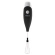 Mixer spuma lapte cu baterie, maner izolat termic, Inox, latte, ciocolata calda, cappuccino, frappe, 2x1.5V AA, Negru