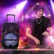 Boxa portabila, 35 W, lumini led, Bluetooth, USB, MicroSD, telecomandã și radio FM