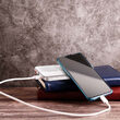 Powerbank Fast Charge, 10000mAh, 2x USB, USB-C, Alb