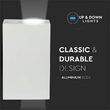 Aplica led cu soclu 2xGU10, Fara bec, patrat, max 35W, Aluminiu, 150 x 68 x 92 mm, IP44