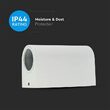 Aplica led cu soclu 2xGU10, Fara bec, Rotunda, max 35W, Aluminiu, 150 x 68 x 92 mm, IP44