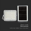 Proiector led cu incarcare solara 15 W, 1200 lm, 6400K, IP65, Aluminiu, Alb