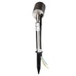 Aplica inox cu tarus, fara bec, GU10, 60 x 420 mm, IP65, Argintiu