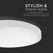 Plafoniera led, Lumina neutra 4000K, 30W, 3000 lm, IP44, diametru 420 mm