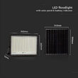 Proiector led cu incarcare solara 30 W, 2300 lm, 6400K, IP65, Aluminiu