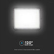 Proiector led cu incarcare solara 20 W, 1800 lm, 4000K, IP65, Aluminiu
