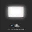 Proiector led cu incarcare solara 30 W, 2300 lm, 6400K, IP65, Aluminiu