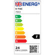 Plafoniera led, Negru, 3000k, 2500 lm, 24W, IP20, dimensiune 445 x 125 mm