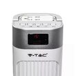 Ventilator turn cu afisare temperatura, 3 viteze, 55 W, Timer, Inaltime 92 cm, Telecomanda