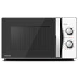 Cuptor cu microunde Toshiba 800 W, capacitate 20 l, Timer, Negru/Alb