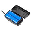 Lanterna frontala cu acumulator, 350 lm, Distanta de iluminare 200 m, stroboscop