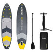 Paddleboard gonflabil, Rebel Active, dimensiuni 350x80x15 cm, Aripa centrala detasabila, glisabila