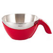 Cantar de bucatarie Plastic/Inox, 1g-5kg, 2xAA, Display led, Rosu