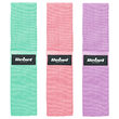 Set 3 benzi elastice, material textil, 3 culori, 27-55 kg, Lungime 70 cm