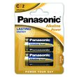 Set 2 baterii alcaline Panasonic Bronze LR14, marime C, 1.5 V