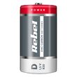 Baterie Rebel Greencell, R20, 1.5 V