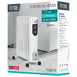Calorifer electric cu 11 elementi, putere 2500 W, 3 trepte de incalzire, termostat reglabil