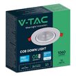 Plafoniera led cu unghi reglabil 10W, 6400k alb rece, rotunda 96 mm, 1075 lm