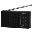Mini radio portabil AM/FM, cauciucat, Antena telescopica, 2xAA