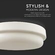 Plafoniera led pentru exterior, 1160 lm, 12 W, dimensiune 151 x 38 mm, Lumina rece 6400K, IP54, Alba