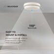 Plafoniera led pentru exterior, 1820 lm, 18 W, dimensiune 195 x 38 mm, Lumina rece 6400K, IP54, Alba