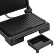 Gratar electric Inox 1000 W, suprafata grill 22.5 x 15 cm, Tava de scurgere
