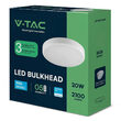 Plafoniera led, Interior/Exterior IP65, Culoare lumina 3 in 1, 2600 lm, 20 W, dimensiune 320 x 100 mm, Alba