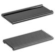 Placa de par cu invelis titan, 4 setari de temperatura 140/160/180/200 °C, 50 W, 3 placi de schimb