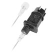 Instalatie luminoasa tip perdea cu 650 Led-uri, IP44. Alb Rece, lungime 10 m
