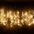 Instalatie luminoasa tip perdea cu 330 Led-uri IP44 , Alb cald, lungime 5 m