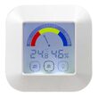 Statie meteo cu afisaj digital, Interior, 87×87×20 mm, Temperatura, Umiditate, 0°C pana la 50°C
