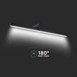 Aplica led pentru oglinda, Negru, 10W, 1530 lm, 4000K lumina neutra, Aluminiu, IP65