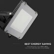Proiector led, 150W, 6500K, IP65, 17300 lm, Negru, 404 x 322  x 48 mm, cip samsung