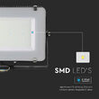 Proiector led, 150W, 6500K, IP65, 17300 lm, Negru, 404 x 322  x 48 mm, cip samsung