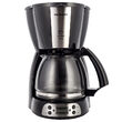 Cafetiera cu display digital, 900W, capacitate 1.5 l, Negru-Argintiu