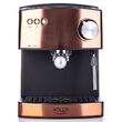 Espressor manual 15 bar, cappuccino, 850W, rezervor apa 1.6 l, Maro