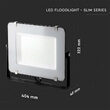 Proiector led, 150W, 6500K, IP65, 17300 lm, Negru, 404 x 322  x 48 mm, cip samsung