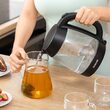 Fierbator electric cordless, Sticla 1.7l, putere 2200 W, cana gradata, lumina led
