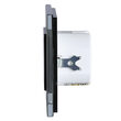 Senzor miscare cu microunde, perete, crepuscular, 3-2000 lux, 180 grade, 1200W, Distanta de detectie 15 m, IP20, Negru