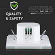 Senzor de miscare cu microunde, crepuscular, 3-2000 lux, 180 grade, 1200W, Distanta de detectie 15 m, IP20, Alb