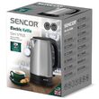 Fierbator electric cordless, Inox 1.7l, putere 2200 W, filtru detasabil