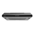 Hota de bucatarie, Home 200 mc/h, 3 trepte de viteza, 38 W, diametru iesire 120 cm, Negru, Latime 60 cm