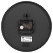 Ceas de perete, mecanism quartz, diametru 20 cm, Negru, 1 x AA