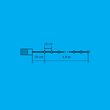 Instalatie luminoasa 50 x micro Led, Alb rece, Interior, Lungime 4.9 m, Baterie 3 x AA, Timer